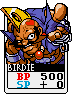 Birdie's character card in Card Fighters' Clash