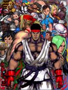 Street Fighter III group artwork