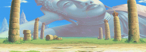 Ayutthaya Ruins, Sagat's stage in Street Fighter Alpha 2.