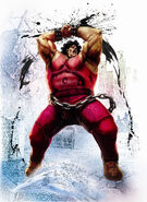 Official character artwork for Ultra Street Fighter IV.