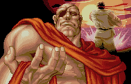 Super Street Fighter II: Sagat's Ending.