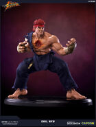 Evil Ryu's statue.