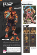 Sagat in Street Fighter X Tekken: Artworks