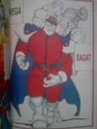 Sagat portrait from the Street Fighter Zero 2 HK Comic.[1]