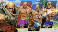 Sagat's Costumes.