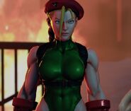 Cammy telling Guile and Chun-Li about the chest pieces in A Shadow Falls.