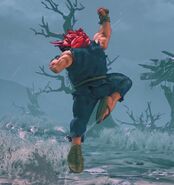 Akuma's Goshoryuken in Street Fighter V.