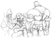 Street Fighter III: New Generation: Dudley's ending concept art.