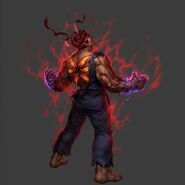 Evil Ryu's win pose in TEPPEN