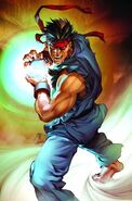 Evil Ryu art by Jo Chen.