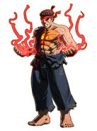 Evil Ryu's Shadaloo C.R.I. profile artwork (no background)