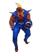 Birdie in Street Fighter Alpha 3