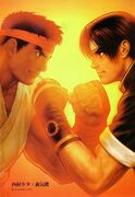 SNK vs Capcom: Kinu Nishimura & Shinkiro collaboration.