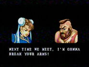 Zangief's generic win quote in Street Fighter II: Special Champion Edition for the Sega Genesis.