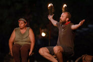 Jeanne and Tom at the Final Tribal Council.