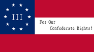 The "Confederate Rights Flag", War Flag of the 3rd Zarkan Kingdom Infantry Regiment