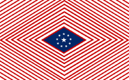 This proposed national flag was rejected by the C.V.I. due to causing adverse reactions in viewers, including eye pain, nausea, and motion sickness.