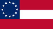 The 12-star "Stars and Bars", adopted after the Second Republic of Vertania became the 12th Confederate nation