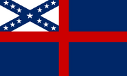 A variant of the "Zarkanian Cross" flag which served as the Battle Flag of Company B of the 89th Z. K. Infantry