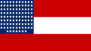 The 95-star "Stars and Bars", originally made to celebrate Confederate Independence Day