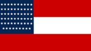 59-star variant of the 1st Naval Ensign, used a week after the end of the First Battle of Earth to joining the CIS