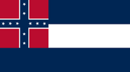 A variant of the "Stars and Bars" with the canton of the "Stainless Banner" for a union