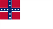 A Naval Ensign variant of the Stainless Banner, the de facto ensign of the M. S. C. S., some ships of the early CSN continued to use this ensign style