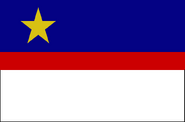 The flag of the proposed Confederated Nations of Western Aerlandia from 72 BBY, submitted as a flag proposal to the Confederate Parliament by a historian