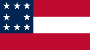 The most popular variant of Norland's 8-star "Stars and Bars" flag