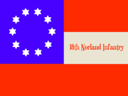 Battle flag of the 18th Norland Infantry Regiment