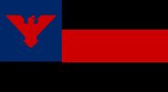 Arstotzkan variant of the Confederate national flag