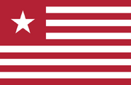 The "Striped and Starred Banner", the flag of the Second Republic of East Vertania