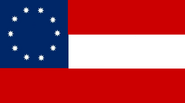 A variant of the 10-star flag with 8-pointed stars