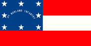 An 8-star "Stars and Bars" battle flag of the 3rd Norland Infantry Regiment