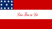 The 11-star "Live Free or Die" battle flag of Company A, 8th Valand Infantry Regiment