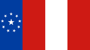 A proposed national flag based on the ensign of the Confederate States Revenue Service