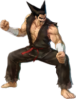 Heihachi as he appears in Project X Zone.