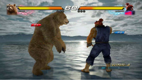 A Kuma vs. Akuma match on Infinite Azure