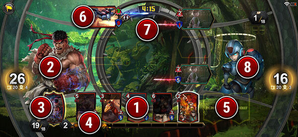 TEPPEN Battle screen