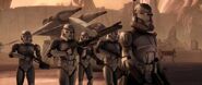 Wolffe leads the Wolfpack on Alleen to deliver relief supplies