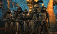 Commander Wolffe and his men ready for action