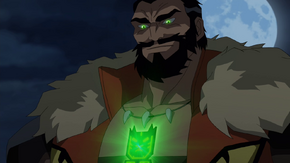 Kraven while in the White Tiger Amulet`s power