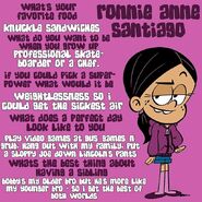 Ronnie Anne Q&A