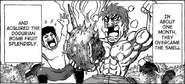 Toriko and Komatsu finally obtaining the Dodurian Bomb