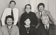 A group photo of the Ultraseven cast, taken in 1987[3]