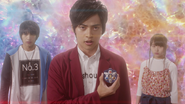 Katsumi holds the Makoto Crystal