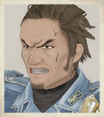 Musaad's portrait in Valkyria Chronicles.