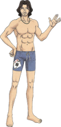 Jamill's swimsuit in Valkyria Chronicles 2.