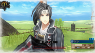 In-game screenshot of Shin in Valkyria Chronicles 3.