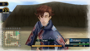 In-game screenshot of Hubert in Valkyria Chronicles 2.